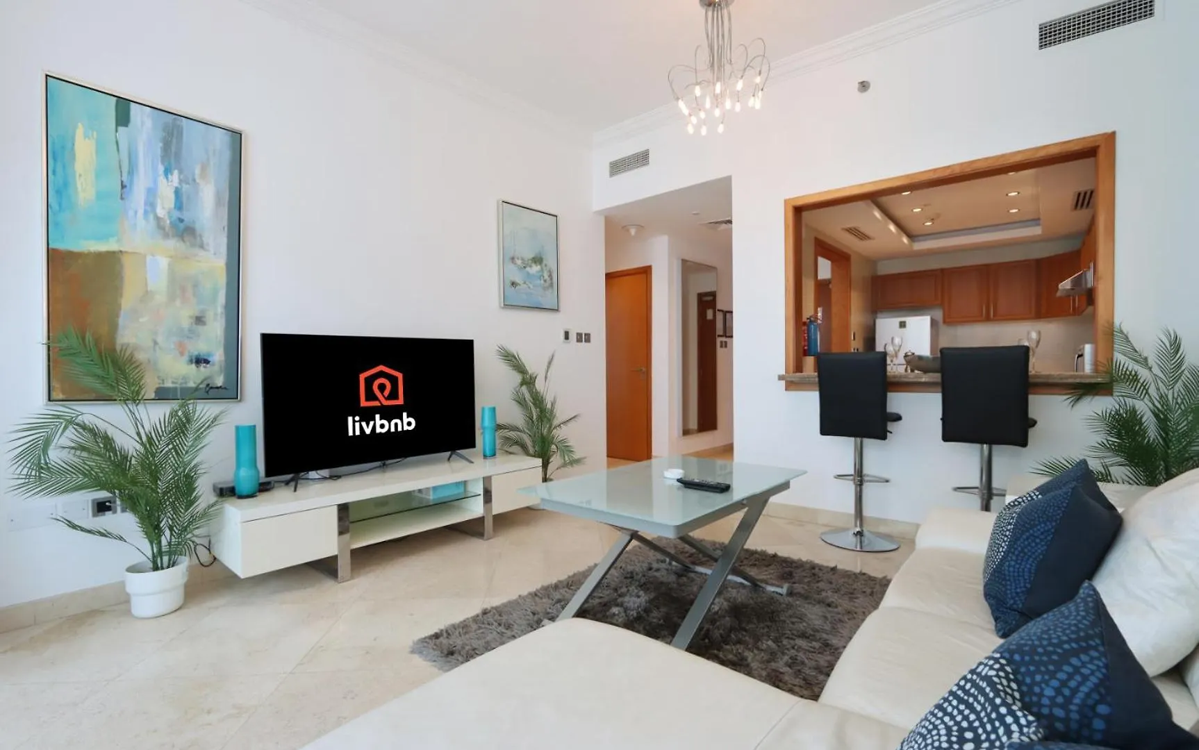 Livbnb - Captivating 1B W Partial Sea View, Marina Dubai United Arab Emirates